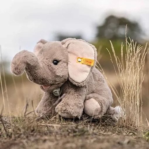 Teddies For Tomorrow Edie Elephant, Light Grey, 24 cm
