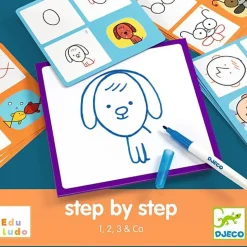 Tekenset Eduludo Step By Step 1,2,3 & Co