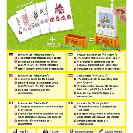 Uitbreidingsset Logicase Denkspel - Prinsessen