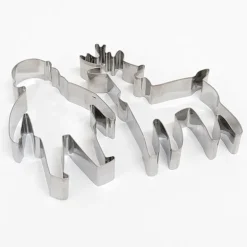 Uitsteekvormen Santa & Reindeer Cookie Cutters - Set Van 2