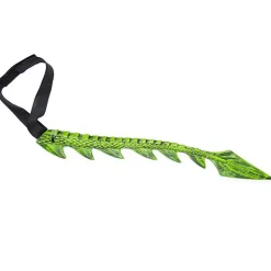 Verkleedaccessoire - Dragon Tail Green