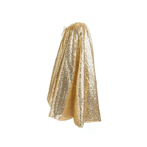 Verkleedcape Gracious Gold Sequins
