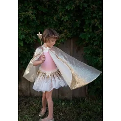 Verkleedcape Gracious Gold Sequins