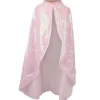 Verkleedcape Pink Sequins Twirl Cape