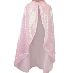 Verkleedcape Pink Sequins Twirl Cape