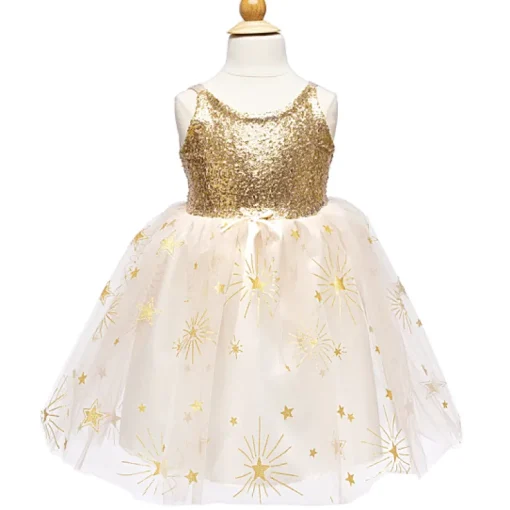 Verkleedjurk - Golden Glam Party Dress