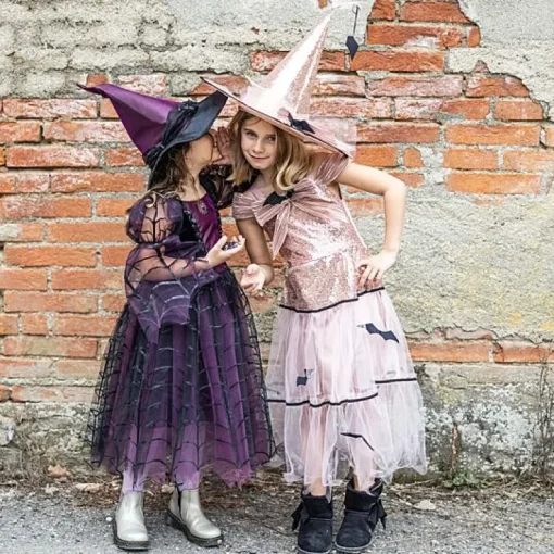 Verkleedjurk Glam Witch Dress W/ Hat