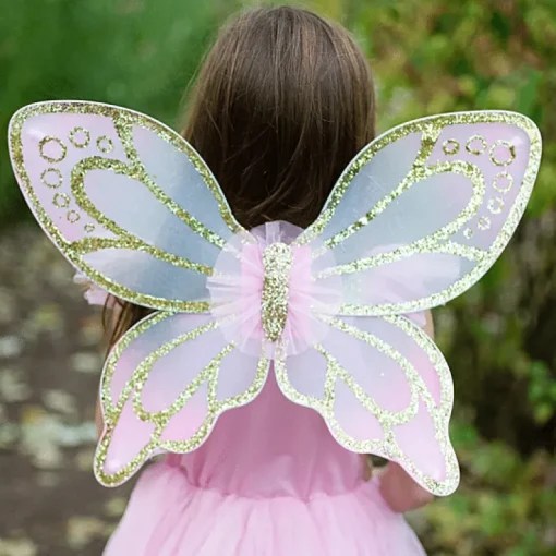 Verkleedjurk Met Feeënvleugels Gold Butterfly