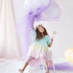 Verkleedjurk Rainbow Ruffle Princess Dress Up | 3-4 Jaar