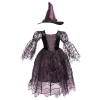 Verkleedkjurk Heks met hoed - Amethyst The Spider Witch