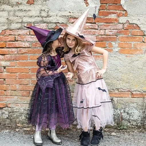 Verkleedkjurk Heks met hoed - Amethyst The Spider Witch
