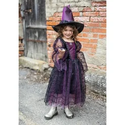 Verkleedkjurk Heks met hoed - Amethyst The Spider Witch