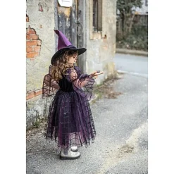 Verkleedkjurk Heks met hoed - Amethyst The Spider Witch