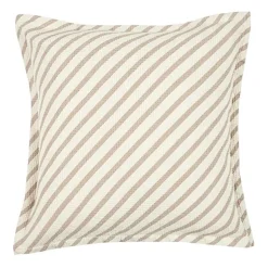 Vierkant Kussen Landscape Waffle Stripes Natural