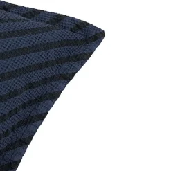 Vierkant Kussen Landscape Waffle Stripes Cobalt