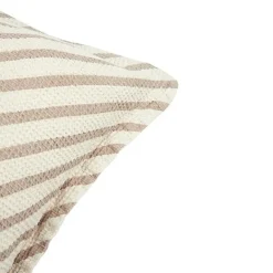 Vierkant Kussen Landscape Waffle Stripes Natural
