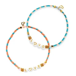 Vriendschapsbandjes Letter Armbandjes - You & Me