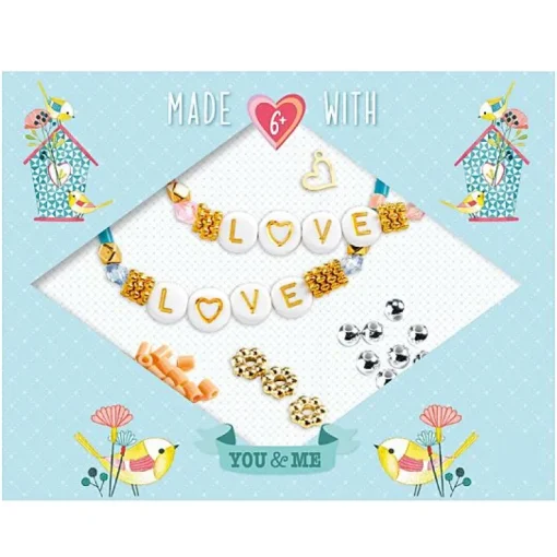Vriendschapsbandjes Letter Armbandjes - You & Me