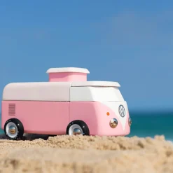 Vw Beach Bus - Pink (Bva367) 16,5X9,4X8,4Cm, Magnetisch, In