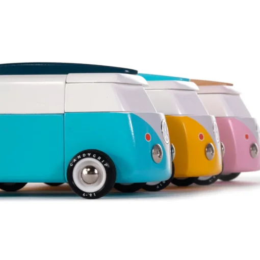 Vw Beach Bus - Pink (Bva367) 16,5X9,4X8,4Cm, Magnetisch, In