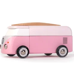 Vw Beach Bus - Pink (Bva367) 16,5X9,4X8,4Cm, Magnetisch, In