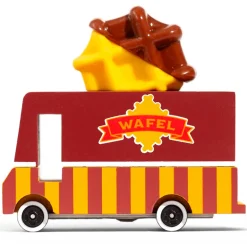 Waffle Van (F188) 8,4X4,1X6,5Cm, Wooden Diecast, In Giftbox, 3+