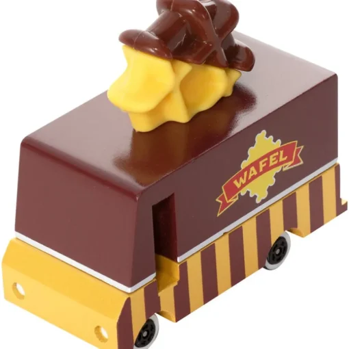Waffle Van (F188) 8,4X4,1X6,5Cm, Wooden Diecast, In Giftbox, 3+