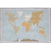Wasbaar tapijt Mini Worldmap - 70 x 100 cm