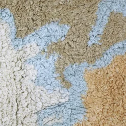 Wasbaar tapijt Mini Worldmap - 70 x 100 cm