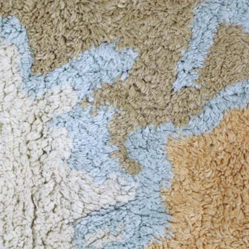 Wasbaar tapijt Mini Worldmap - 70 x 100 cm