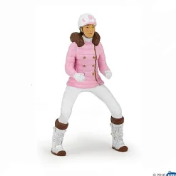 Winter Ruiter Meisje Roze