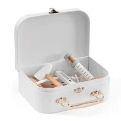 Witte Dokterskoffer Met Instrumenten Uit Hout - Kid'S Hub