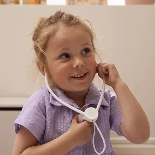 Witte Dokterskoffer Met Instrumenten Uit Hout - Kid'S Hub