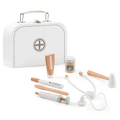 Witte Dokterskoffer Met Instrumenten Uit Hout - Kid'S Hub