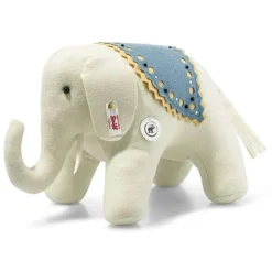 Witte Olifant Uit Wolvilt Filzelefaentle - 29 cm