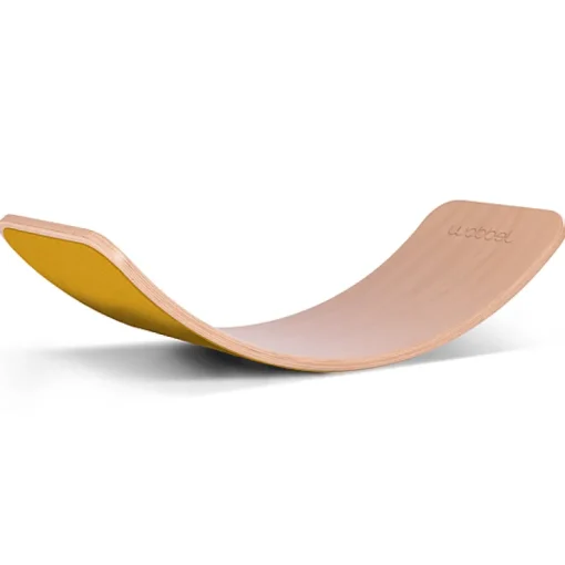 Wobbel Original Blank Gelakt Vilt Mosterd