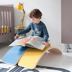 Wobbel Original Blank Gelakt Vilt Mosterd