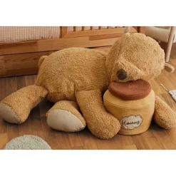 Xl Knuffelbeer En Poef - Sleepy Bear