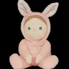 Zacht popje Dinky Dinkum Dolls Babbit Bunny Pink - 22 cm