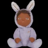 Zacht popje Dinky Dinkum Dolls Babs Bunny Purple - 22 cm