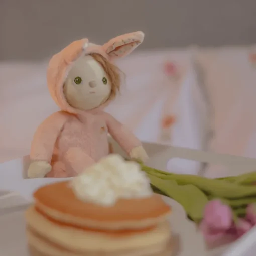 Zacht popje Dinky Dinkum Dolls Babbit Bunny Pink - 22 cm