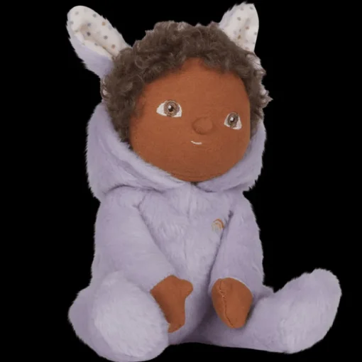 Zacht popje Dinky Dinkum Dolls Babs Bunny Purple - 22 cm