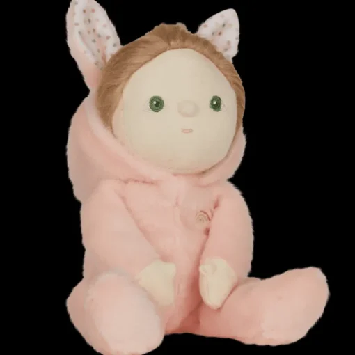 Zacht popje Dinky Dinkum Dolls Babbit Bunny Pink - 22 cm