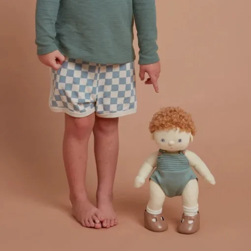Zachte pop Dinkum Dolls Pea - 35 cm