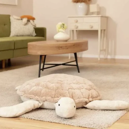 Zitkussen Giant Turtle XXL Sand - 107 cm
