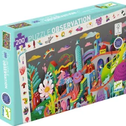 Zoekpuzzel Crazy Town - 200 stukjes + poster