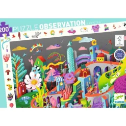 Zoekpuzzel Crazy Town - 200 stukjes + poster
