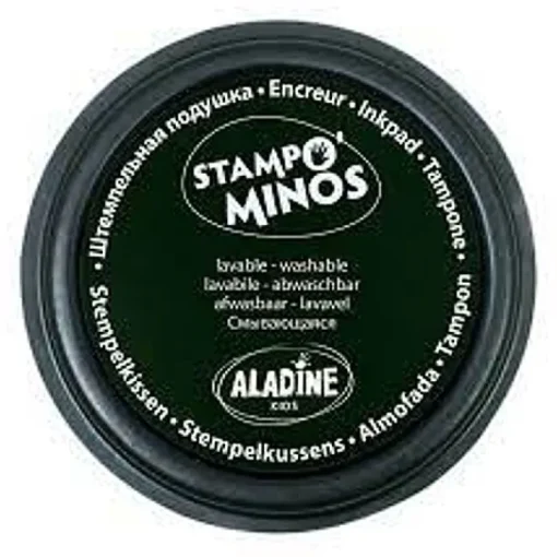 Zwart stempelkussen Aladine -Stampo Colors Zwart